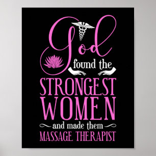 Poster Massage Thérapeutique Massage Thérapie Dieu trouvé