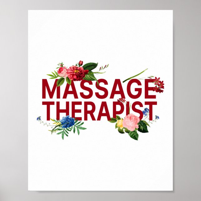 Poster Massage Thérapie Massage (Devant)