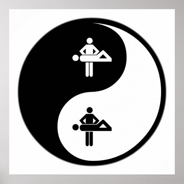 Poster Massage Yin Yang (Devant)