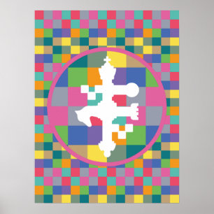 Poster Master Chess Couleurs Carrés spéciales par Masanse