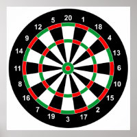 Master Darts Board Basique Round Target Classic je