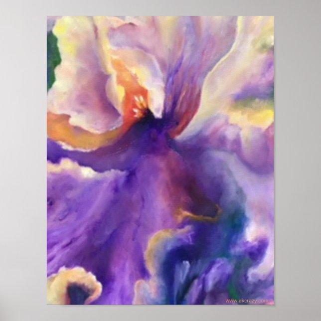 Poster mat de l'Alaska Iridescente (Devant)