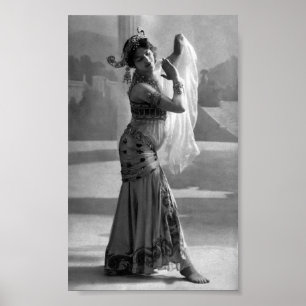 Poster Mata Hari à Paris