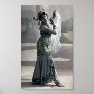 Poster Mata Hari à Paris - Margaretha Geertruida