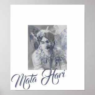 Poster Mata Hari - Margaretha Geertruida - butterfly