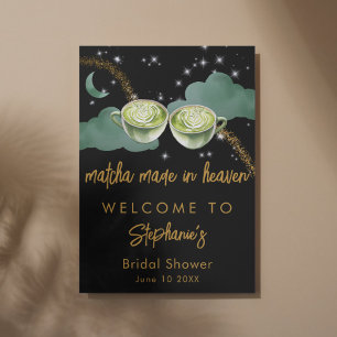 Poster Matcha Lune Céleste Fabriquée En Fête des mariées 