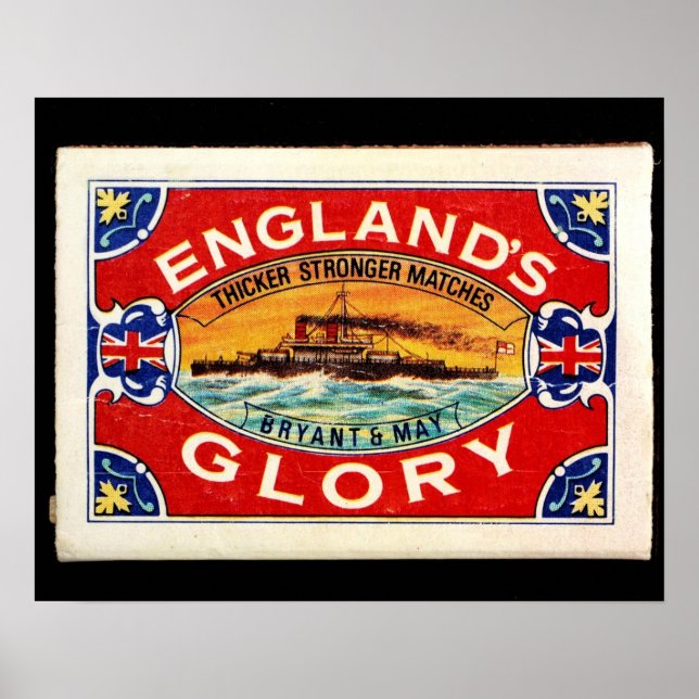 Poster matchbox en Angleterre (Devant)