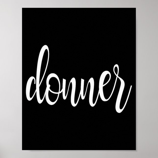 Poster Matching Donner Christmas Text Only Brown Green Re (Devant)