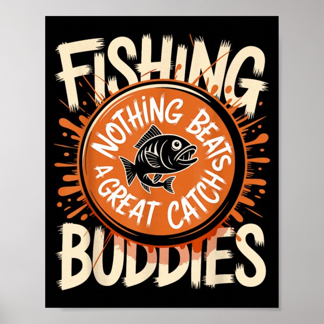 Poster Matching Fishing Buddies Team Fisherman Friends Ch (Devant)