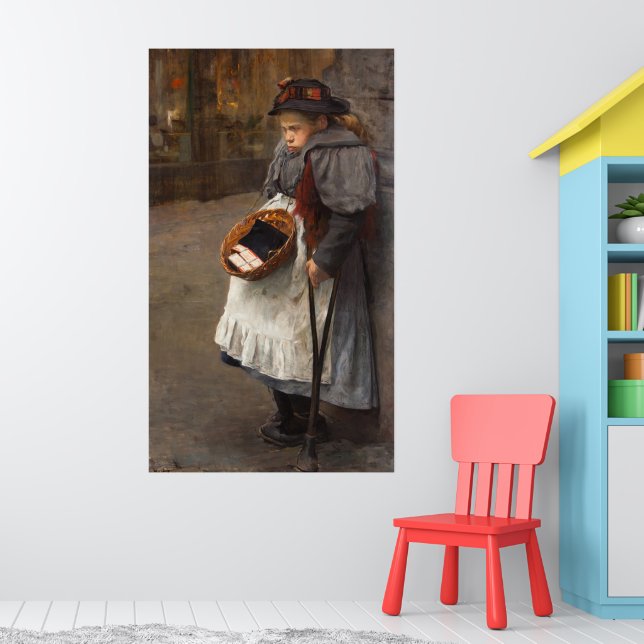 Poster Matchstick Girl Poor Disabled Markets on Street (Pépinière 1)