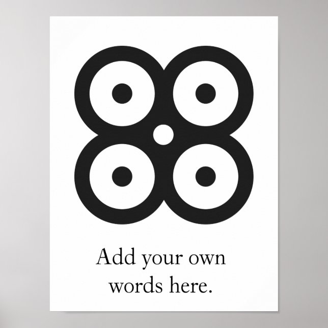 Poster MATE MASIE | symbole de sagesse, de prudence de la (Devant)
