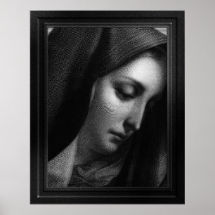 Poster Mater Dolorosa Engraving par Carlo Dolci