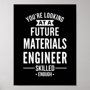 Poster matériel ingénieur cadeau