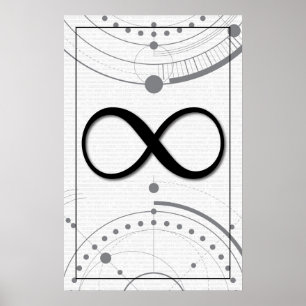 Poster Math Art - Infinité