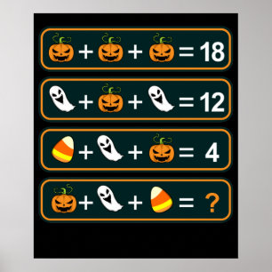 Poster Math Enseignant équation Mathématiques Mathématiqu