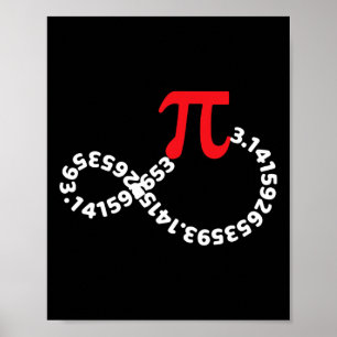 Poster Math Enseignant Mathématiques Pi Symbole Pi Joyeux