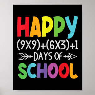 Poster Math Formula 100 Jours De Cadeaux Scolaires Enseig