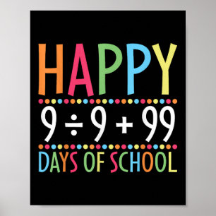 Poster Math Formula 100 Jours D'École Drôle Enseignant Ma