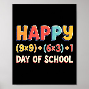 Poster Math Formula 100 Jours D'Enseignant Garçons Filles