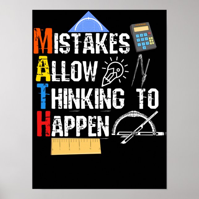 Poster Math. Mistakes Allow (Devant)