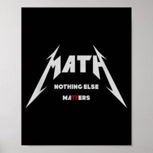 Poster Math - Rien d'Autre _ Drôle Edgy Mathématique