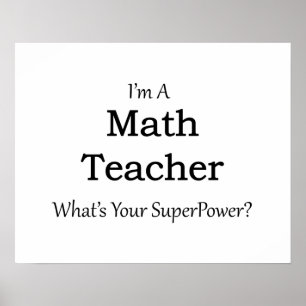 Poster Math Teacher