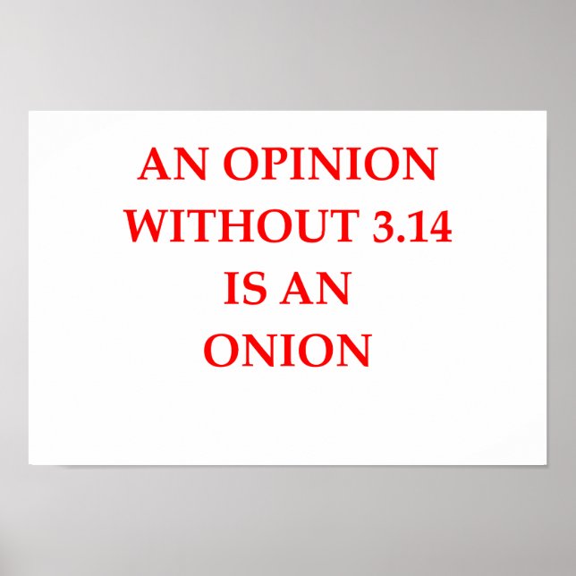 Poster mathématicien (Devant)