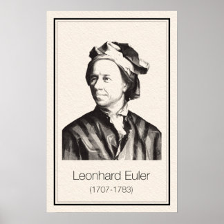 Poster Mathématiciens - Euler
