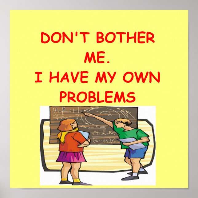 Poster mathématique mathématique mathématique (Devant)