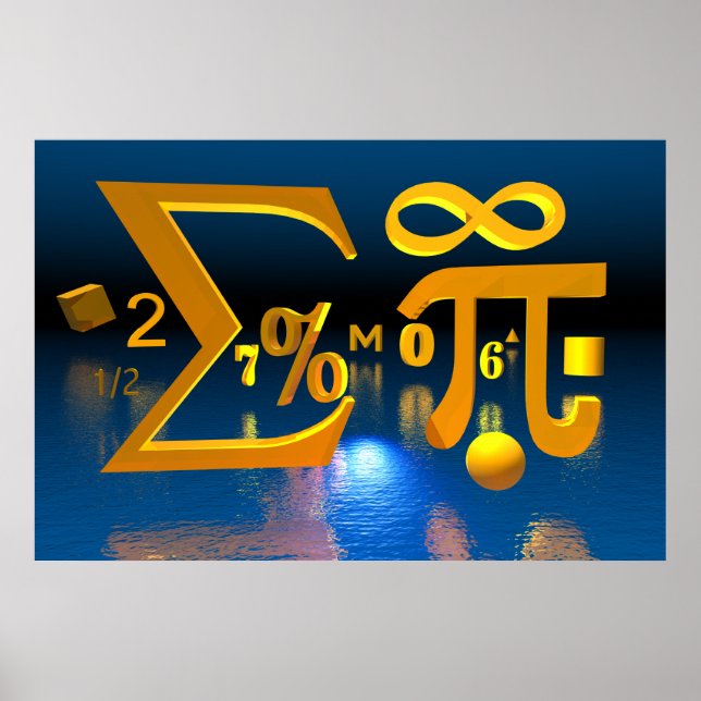 Poster Mathématiques (Devant)