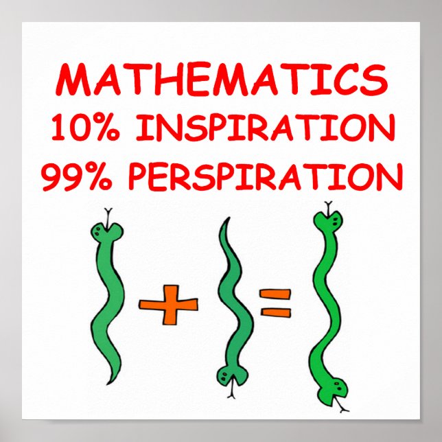 Poster mathématiques (Devant)