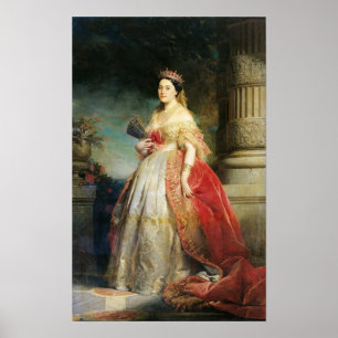 Poster Mathilde Laetitia Wilhelmine Bonaparte 1861