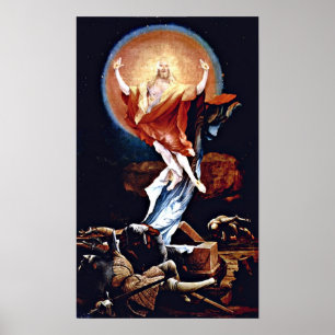 Poster Mathis Grunewald Gothart - Résurrection
