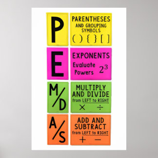 Poster Maths drôle pour l'affiche du lycée