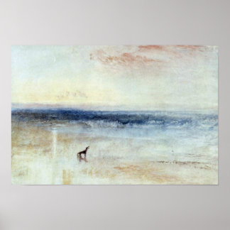 Poster Matin après le naufrage par Joseph William Turner