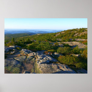 Poster Matin au sommet du mont Cadillac à Acadia