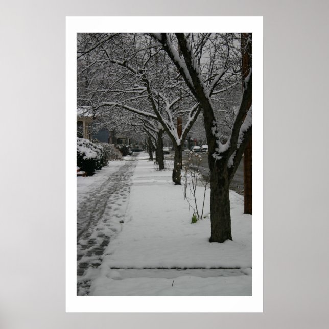 Poster Matin d'hiver (Devant)