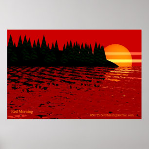 Poster Matin rouge (copie)