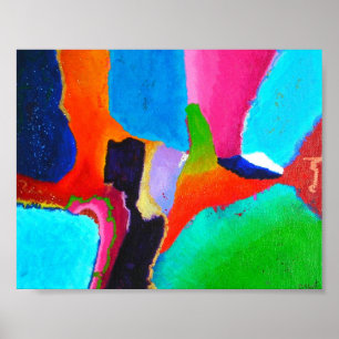 Poster Matrice chromatique Mini art Abstrait