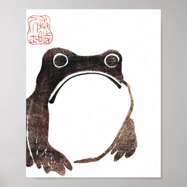 Poster Matsumoto Hoji Frog (Devant)