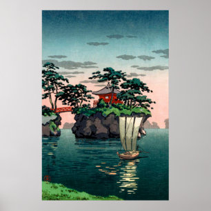 Poster Matsushima par Tsuchiya Koitsu