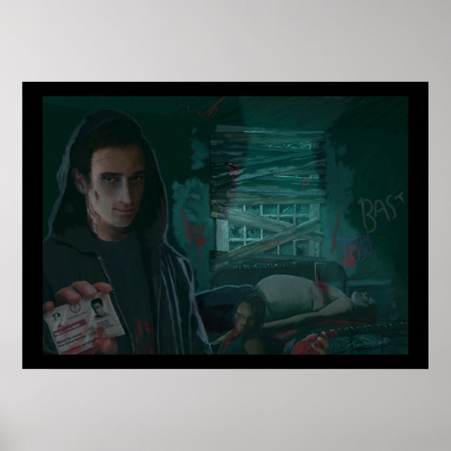 Poster Matt, Le Chasseur De Vampire Pas Particulièrement  (Devant)