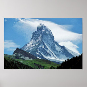 Poster Matterhorn, Alpes