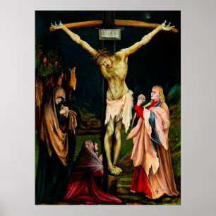 Poster Matthias Grunewald : La petite crucifixion