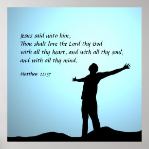 Poster Matthieu 22:37