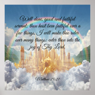 Poster Matthieu 25:21