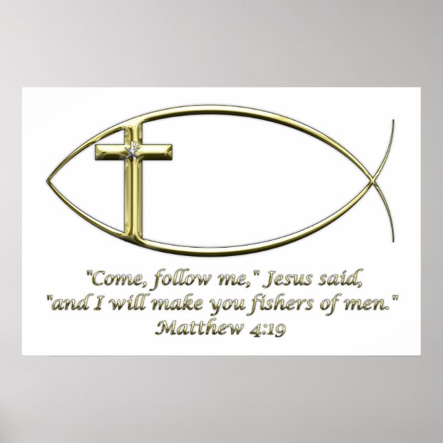 Poster Matthieu 4:19 (Devant)