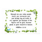 Matthieu 5:11-12 Bénis êtes-vous Béatitudes Bible