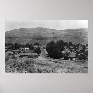 Poster Maupin, Oregon Town View Section Affaires