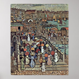 Poster Maurice Brazil Prendergast - Ponte della Paglia